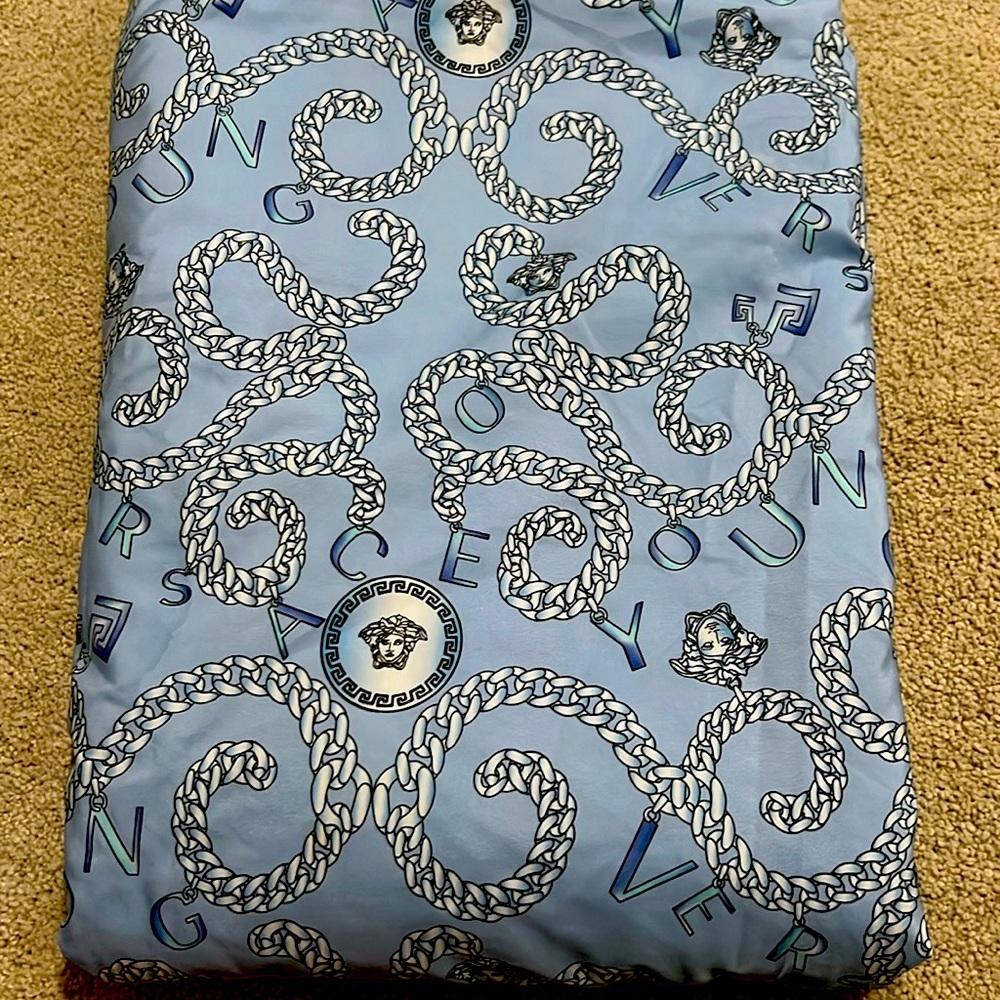 Versace baby blanket